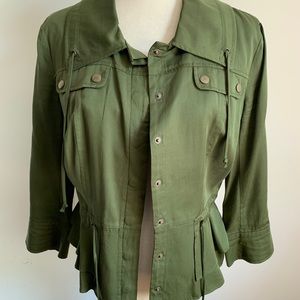 Bebe military jacket
